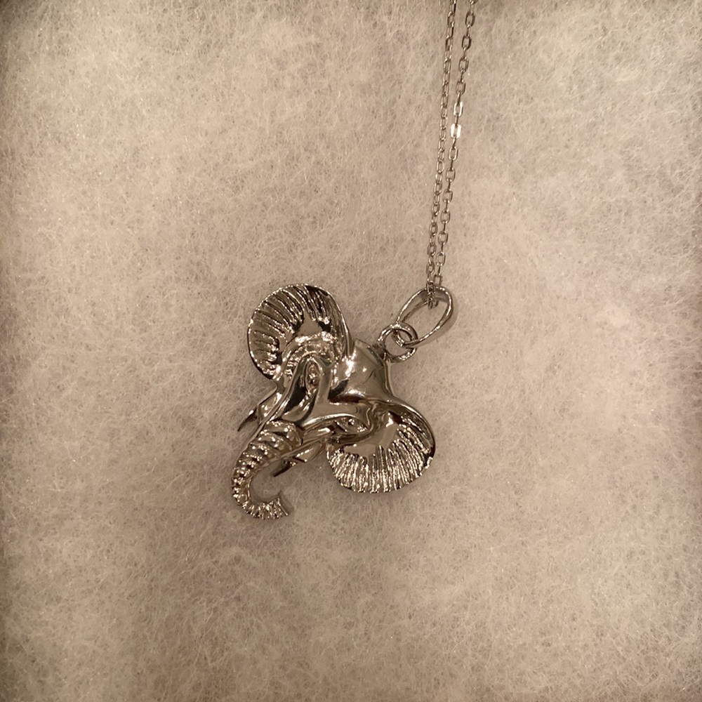 Sterling silver Elephant Necklace